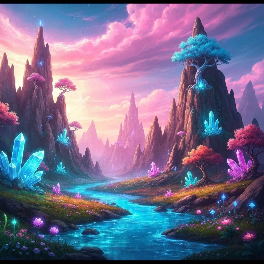 AI Generated Fantasy Landscape